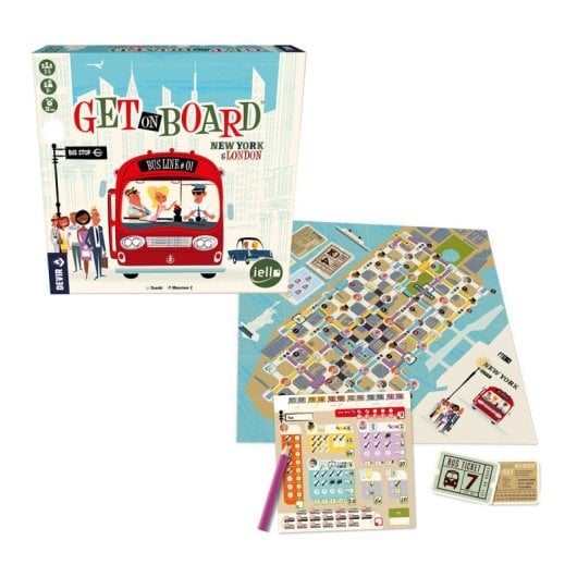 Juego de mesa Devir Get On Board New York & London Estrategia 2-5 jugadores 30 min Multicolor