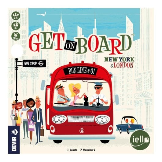 Juego de mesa Devir Get On Board New York & London Estrategia 2-5 jugadores 30 min Multicolor