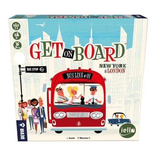 Juego de mesa Devir Get On Board New York & London Estrategia 2-5 jugadores 30 min Multicolor