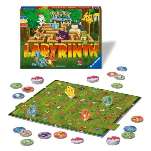 Juego de mesa Ravensburger 26949 Pokemon Laberinto Multicolor para 2-4 jugadores desde 7 años