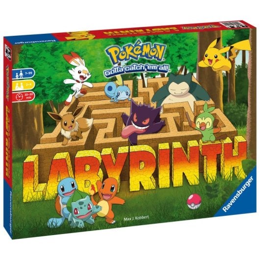 Juego de mesa Ravensburger 26949 Pokemon Laberinto Multicolor para 2-4 jugadores desde 7 años