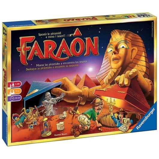 Juego de mesa Ravensburger Faraon 1-5 jugadores Viaje/aventura 30 min