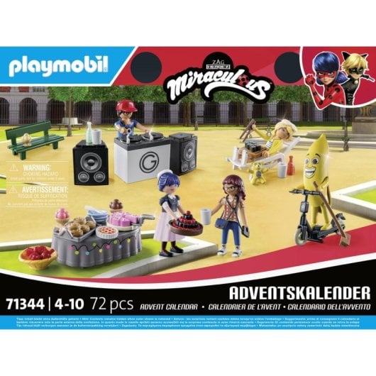 Parque infantil Playmobil 71344 Multicolor Plástico Miraculous Certificación CE