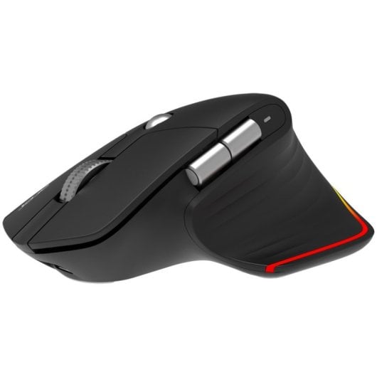 Souris Acer Easy Fit Mouse sans fil RF Bluetooth 4000 DPI Noir rechargeable 6 boutons