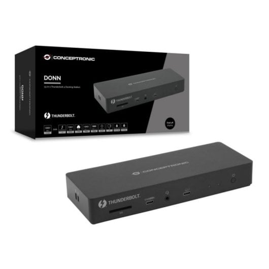 Docking station Conceptronic DONN30B Thunderbolt 4 8K 96 W USB 3.2 Gen2 HDMI SD LAN