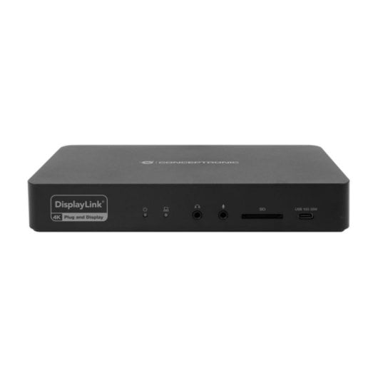 Docking Station Conceptronic DONN31B USB-C 100 W HDMI DisplayPort RJ45 USB SD Lettore schede