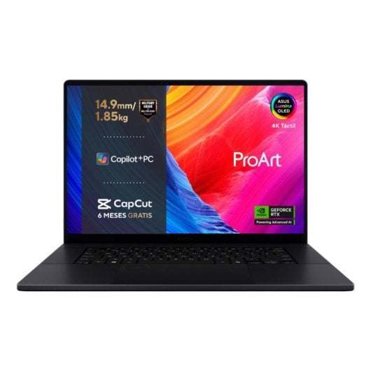 Portátil ASUS ProArt P16 OLED 16" AMD Ryzen AI 9 HX 370 64GB 2TB SSD RTX 5070 Windows 11 Pro