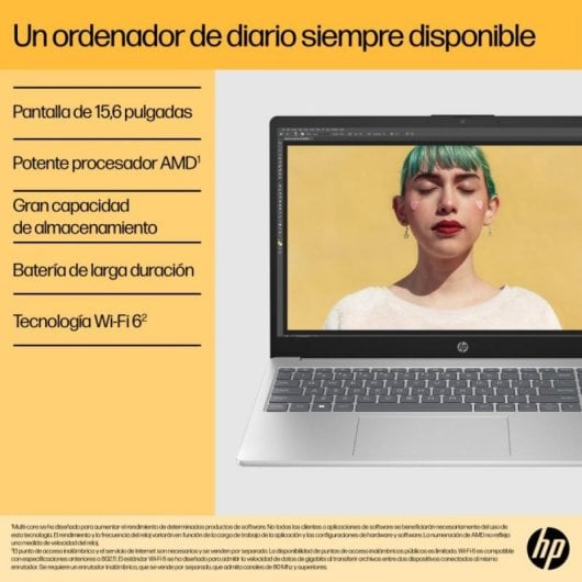 HP 15-fc0129ns AMD Ryzen 7 7730U/8GB/512GB SSD/15.6"