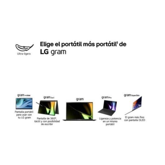 Portátil LG Gram Pro 16Z90SP 16" Intel Core Ultra 7 155H 32GB 1TB SSD OLED RTX 3050 4GB Preto