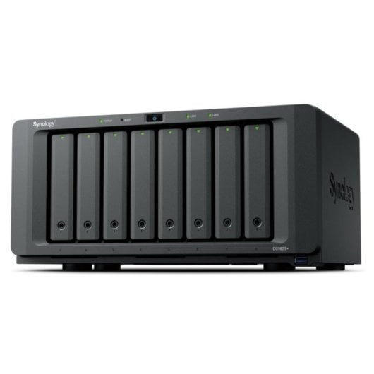 NAS Interno Synology DiskStation DS1825+ 8GB Ryzen Embedded V1500B 2.5GbE 8 bahías SATA/M.2 ECC Expansible 360TB