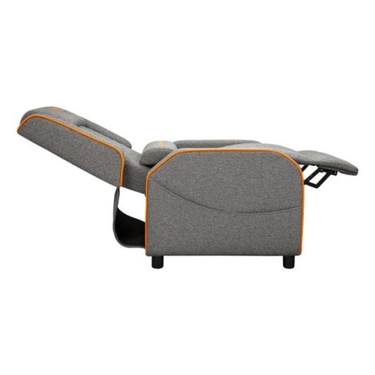 Butaca gaming COUGAR Ranger One gris reposapiés reclinable soporte 150 kg textil acero