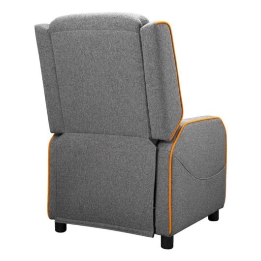 Butaca gaming COUGAR Ranger One gris reposapiés reclinable soporte 150 kg textil acero
