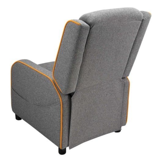 Butaca gaming COUGAR Ranger One gris reposapiés reclinable soporte 150 kg textil acero