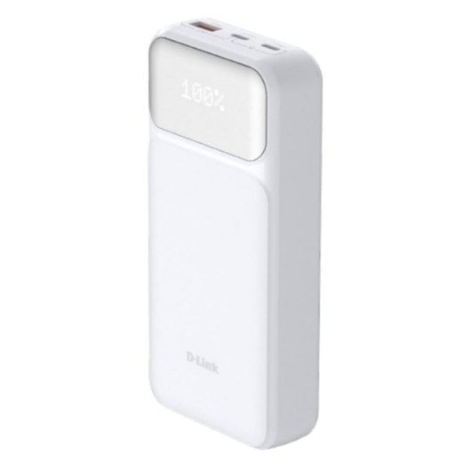Powerbank D-Link DPP-201 20000 mAh 65 W PD3.0 QC3.0 Blanca USB-C x2 USB-A Pantalla LED