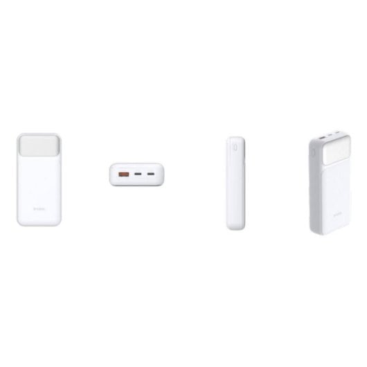 Powerbank D-Link DPP-201 20000 mAh 65 W PD3.0 QC3.0 Blanca USB-C x2 USB-A Pantalla LED