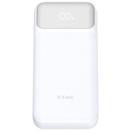 Powerbank D-Link DPP-201 20000 mAh 65 W PD3.0 QC3.0 Blanca USB-C x2 USB-A Pantalla LED