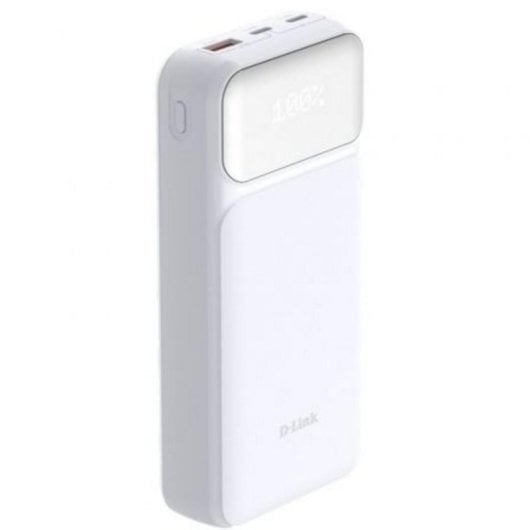 Powerbank D-Link DPP-201 20000 mAh 65 W PD3.0 QC3.0 Blanca USB-C x2 USB-A Pantalla LED