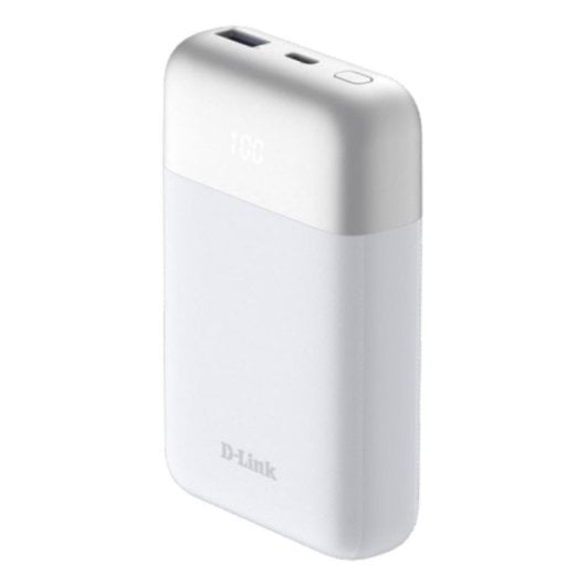 Powerbank D-Link DPP-101 10000 mAh Blanco Carga Rápida USB-C Protecciones Avanzadas