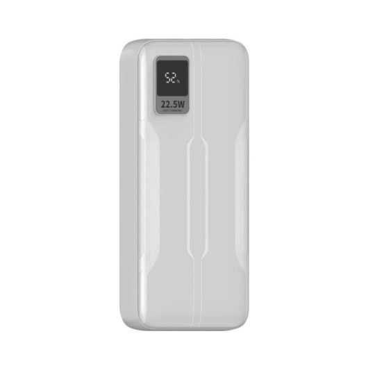 Powerbank Leotec LEPOW20W22W 20000 mAh 22.5W PD QC3.0 Blanco LCD 3 Puertos