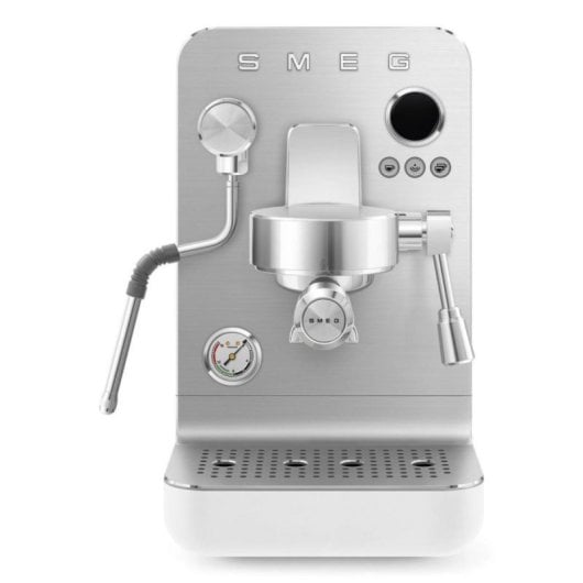 Cafetera Manuelle Smeg EMC02WHMEU 1,7 L 15 bars Acier inoxydable Blanc double chaudière