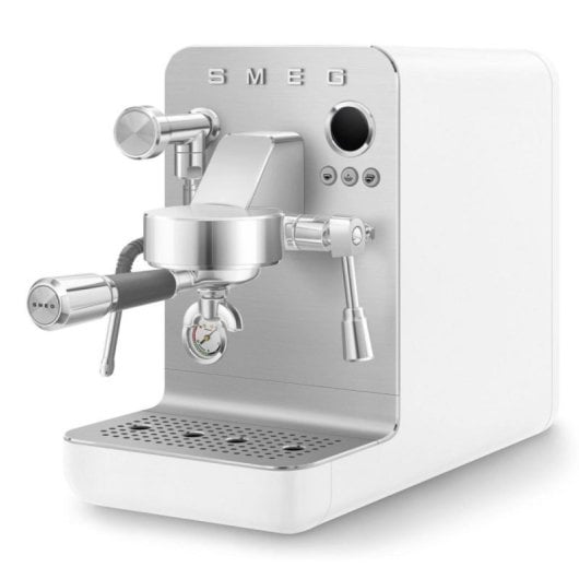 Cafetera Manuelle Smeg EMC02WHMEU 1,7 L 15 bars Acier inoxydable Blanc double chaudière