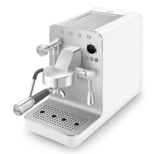 Cafetera Manuelle Smeg EMC02WHMEU 1,7 L 15 bars Acier inoxydable Blanc double chaudière