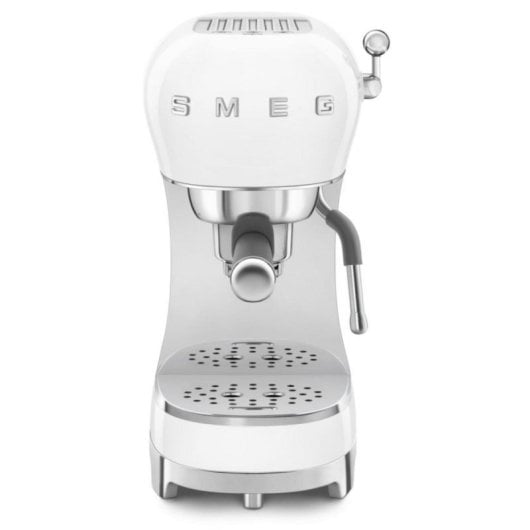 Cafetera manuelle Smeg ECF02WHEU 1,1 L 15 bars blanc avec mousseur vapeur