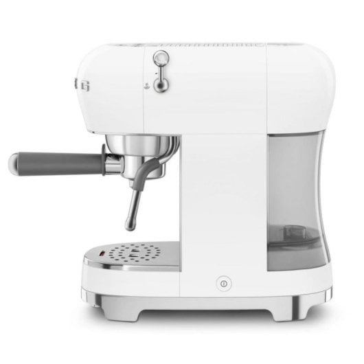 Cafetera manuelle Smeg ECF02WHEU 1,1 L 15 bars blanc avec mousseur vapeur