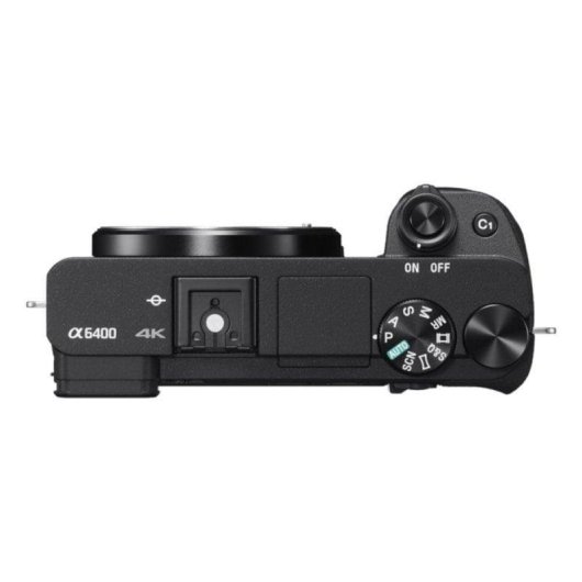 Cámara Mirrorless Sony Alpha ILCE-6400A 24.2 MP Sensor CMOS 4K WiFi Pantalla Táctil
