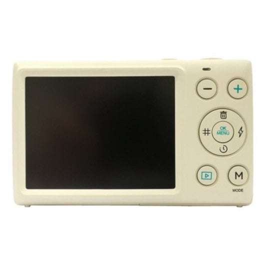 Cámara Digital Compacta Yashica DigiMate 64 MP 18x Zoom Digital Sensor CMOS 4K Ultra HD Blanco