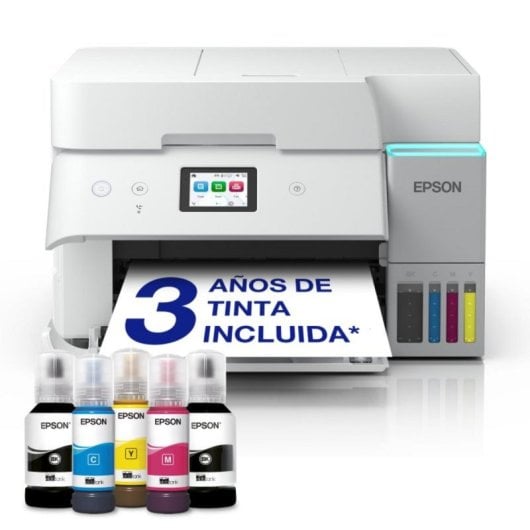 Multifunción Epson Inkjet Color ET-4956 EcoTank WiFi LCD Fax Dúplex Todo-en-Uno