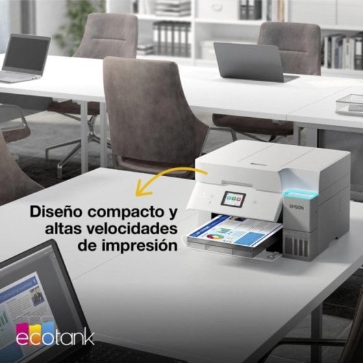 Multifunción Epson Inkjet Color ET-4956 EcoTank WiFi LCD Fax Dúplex Todo-en-Uno
