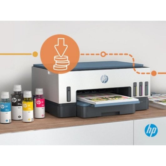 Multifunción HP Inkjet Color Smart Tank WiFi Dúplex Pantalla LCD