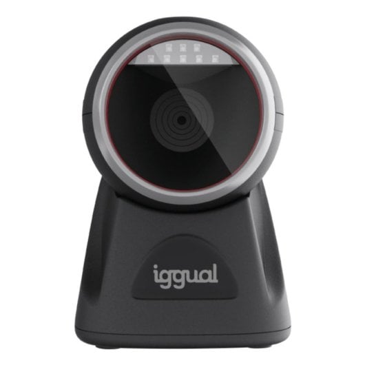 Lettore codici a barre fisso iggual L2DUSB-S-AX 1D 2D CMOS USB Ethernet Nero IP52