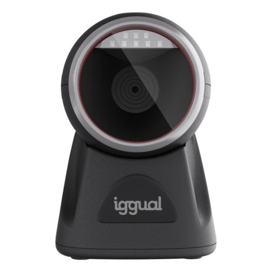 Lettore codici a barre fisso iggual L2DUSB-S-AX 1D 2D CMOS USB Ethernet Nero IP52