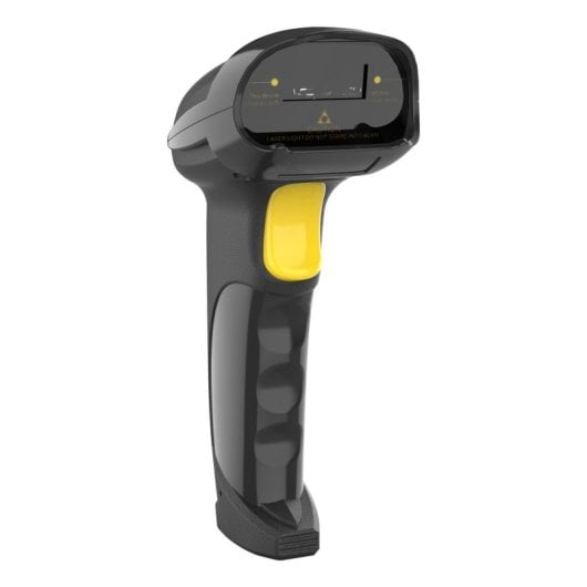 Lettore codici a barre portatile iggual L1DBT-G-AX 1D Laser Bluetooth USB IP52 Nero ABS PC PVC 800 mAh