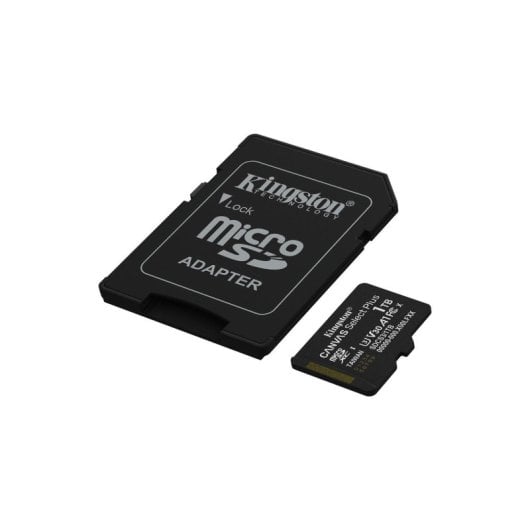 Kingston Canvas Select Plus 1TB microSDXC Classe 10 UHS-I 150 MB/s A1 com Adaptador SD