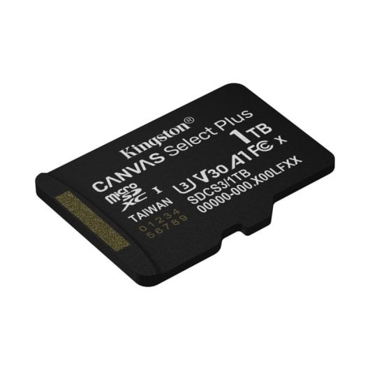 Kingston Canvas Select Plus 1TB microSDXC Classe 10 UHS-I 150 MB/s A1 com Adaptador SD