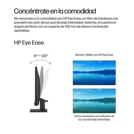 Monitor HP Série 3 Pro 324ph 23.8" FullHD 100Hz IPS Altifalantes 5ms Preto