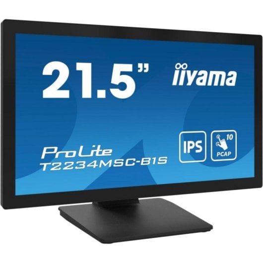 Monitor iiyama ProLite T2234MSC-B1S 21.5" FullHD IPS Touchscreen 8 ms Negro