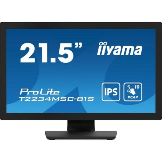 Monitor iiyama ProLite T2234MSC-B1S 21.5" FullHD IPS Touchscreen 8 ms Negro