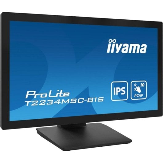 Monitor iiyama ProLite T2234MSC-B1S 21.5" FullHD IPS Touchscreen 8 ms Negro