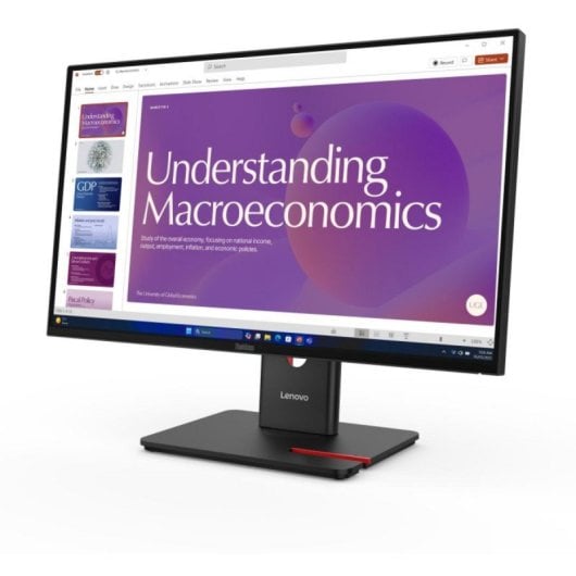 Monitor Lenovo ThinkVision T24D-40 23.8" FullHD 120Hz IPS Altifalantes USB-C Ergonomia