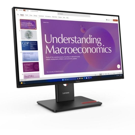 Monitor Lenovo ThinkVision T24D-40 23.8" FullHD 120Hz IPS Altifalantes USB-C Ergonomia