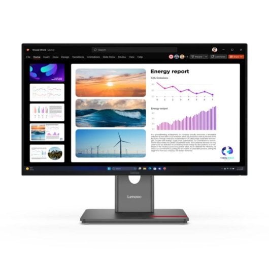 Monitor Lenovo ThinkVision P24Q-40 23.8" Quad HD 120Hz IPS HDR10 Preto tempo de resposta 4 ms