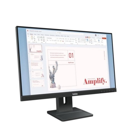 Monitor Lenovo ThinkVision E24-40 23.8" FullHD 100Hz IPS 4 ms Altura Ajustable Altavoces