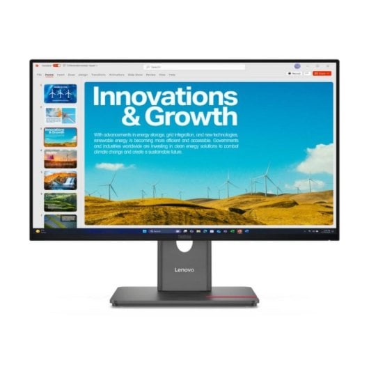 Monitor Lenovo ThinkVision P24QD-40 23.8" Quad HD 120Hz IPS HDR10 Preto Tempo de Resposta 6 ms