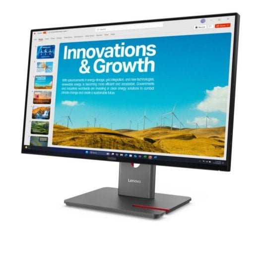Monitor Lenovo ThinkVision P24QD-40 23.8" Quad HD 120Hz IPS HDR10 Preto Tempo de Resposta 6 ms