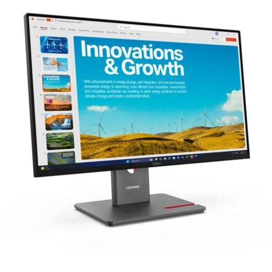 Monitor Lenovo ThinkVision P24QD-40 23.8" Quad HD 120Hz IPS HDR10 Preto Tempo de Resposta 6 ms