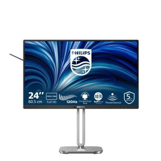 Monitor Philips 24B2N4200/00 23.8" FullHD 120Hz IPS Altura Ajustável 4ms USB-C